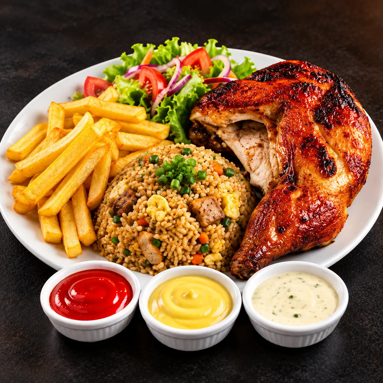 1/4 Pollo a la brasa